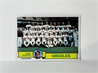 1979 Topps Orioles Team Card