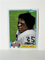 Rookie Card 1981 Topps Charles White