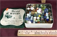 Vintage Slag Glass Marbles