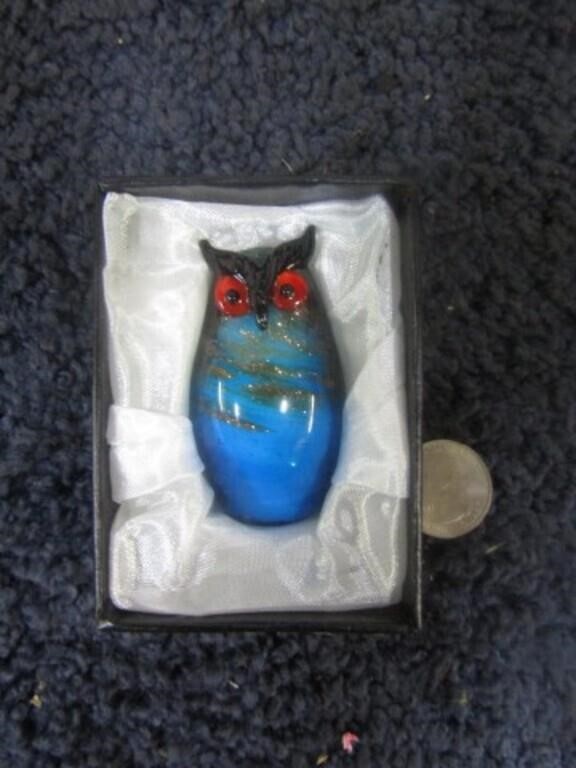 MAXWELL ART GLASS OWL