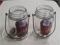 Two Jars W/Battery Op. Lights