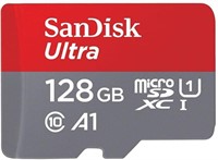 SanDisk Ultra 128GB microSDXC UHS-I card with