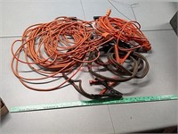 Extension cord, jumper cables