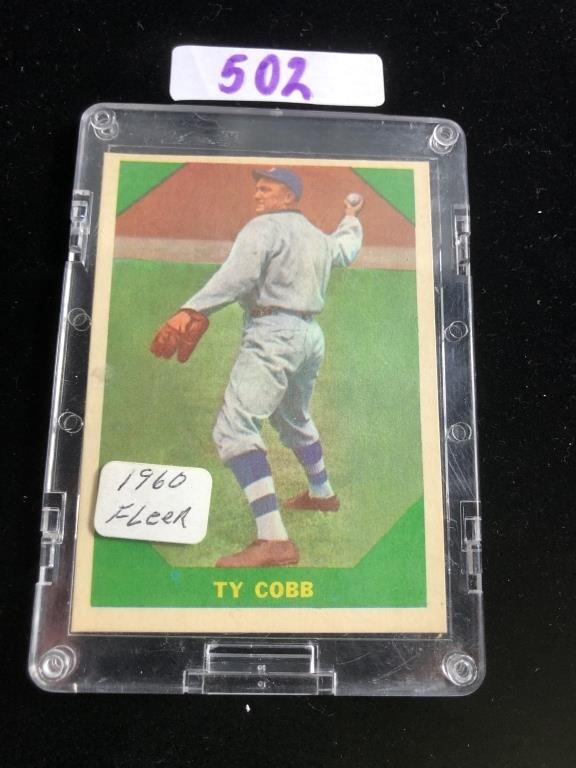 1960 Fleer Ty Cobb Baseball Card
