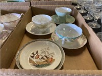 Teacups & Saucers, Vintage Bird Plate