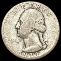 1932-D Washington Silver Quarter LIGHTLY