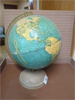 Vintage CRAM's Universal Terrestrial Globe 12"