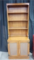 ETHAN ALLEN 2 PIECE BOOKCASE CABINET