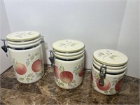 3PC PEACHES CANISTER