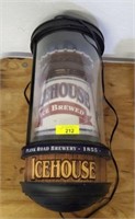 ICE HOUSE HANGING LIGHTED SIGN/LIGHT