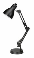 2x Black Adjustable Arm Desk Lamps 22in