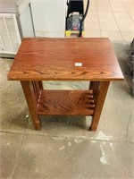 Wooden end table