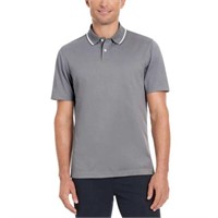Ted Baker Men's MD Short Sleeve Polo Shirt, Grey