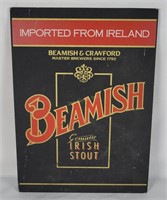 Beamish Irish Stout Wood Sign