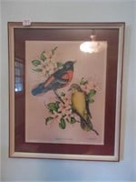 bird picture signed vincent