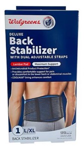 $34.00 Back Stabilizer with Dual
Adjustable