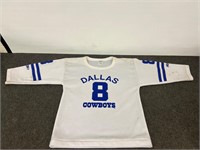 VTG Hutch Dallas Cowboys No. 8 Jersey Shirt