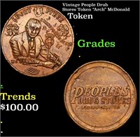 Vintage People Drub Stores Token "Arch" McDonald G