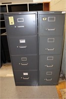 2 Metal filing Cabinets
