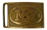 1874 New Jersey Belt Buckle