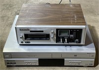 (JL) Panasonic 8 Track Stereo Record Deck and DVD