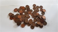 Canadian And American Pennies 1946 To 1980