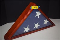 American Flag in Display Box