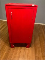 Red Wooden Cabinet