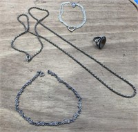 4 Pieces Of Hallmarked Sterling Jewelry