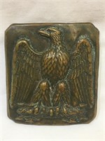 Civil War Militia Brass Eagle Panel Plate – Eagle