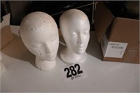 (2) Styrofoam Heads (G)