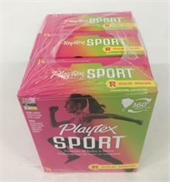 3 Boxes Playtex Sport Regular Tampons 14/Pack