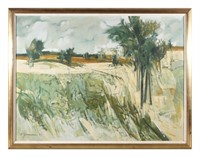 PAUL ZIMMERMAN Oil on Panel Landscape