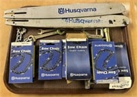 Lot of Chainsaw Bars & Chain