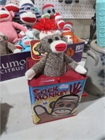 SOCK MONKEY MUSICAL BOX