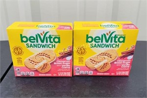 New lot of 2 Belvita Sandwich Cookies Cinnamon