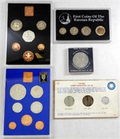 FOREIGN COIN LOT - 1st COINS of RUSSIAN