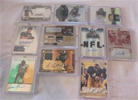 Lot of 10 signed sports cards