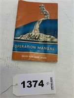 Mack Operation Manual, Model B, Bh, R