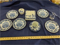 Wedgwood & Delft China Lot 9 Pieces