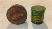 Vintage Radio Solder & Cotter Pins Tins