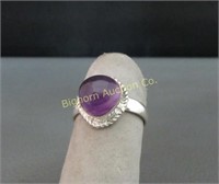 New Ring: Size 7.75 Amethyst Gemstone