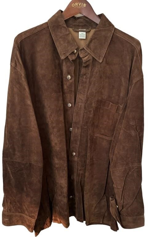 Men's Orvis Leather Shirt