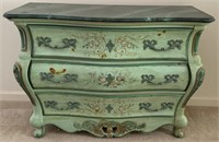 Painted 3 Drawer Bombay Style Chest