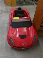 ELECTRIC FISHER PRICE CORVETTE WITH CHARGER