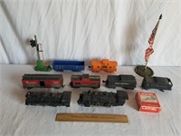 Vintage Assorted Toy Trains & Accessories