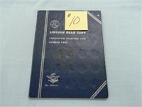 (51) Wheat, (33) Memorial Cents in No. 2 1941 Book