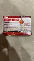 1 ton chain hoist