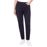 UP! Women’s 6 Stretch Sateen Pant, Black 6