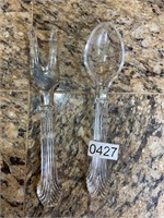 Glass serving set